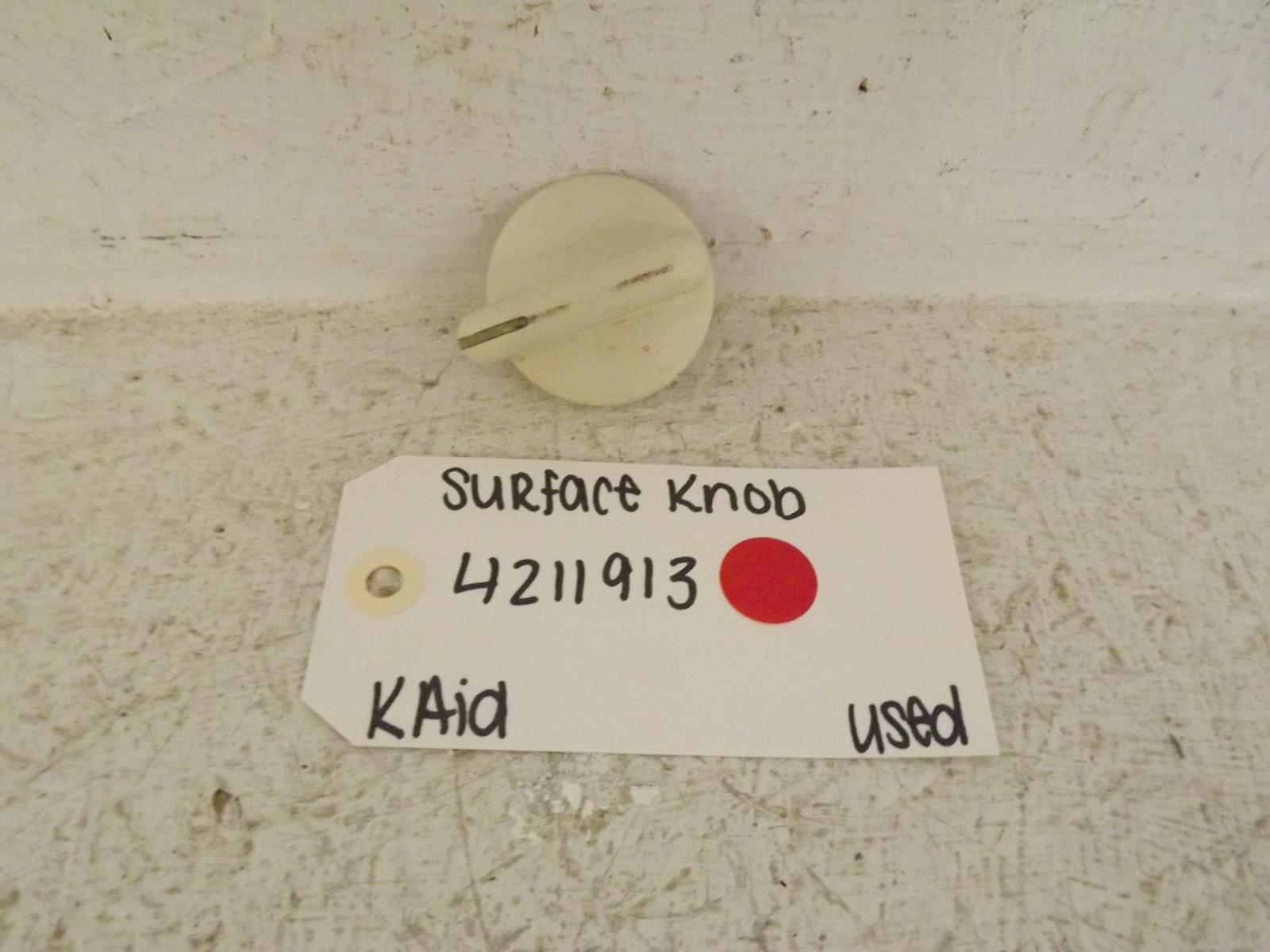 KitchenAid Range 4211913 Surface Knob Used KitchenAid Range 4211913 Surface Knob Used